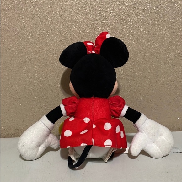 Disney Minnie Mouse Red Polka Dot Dress Plush 12” Stuffed Figure Toy - Picture 4 of 4